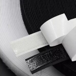 Velcro 2,5 CM - Adesivado Preto e Branco