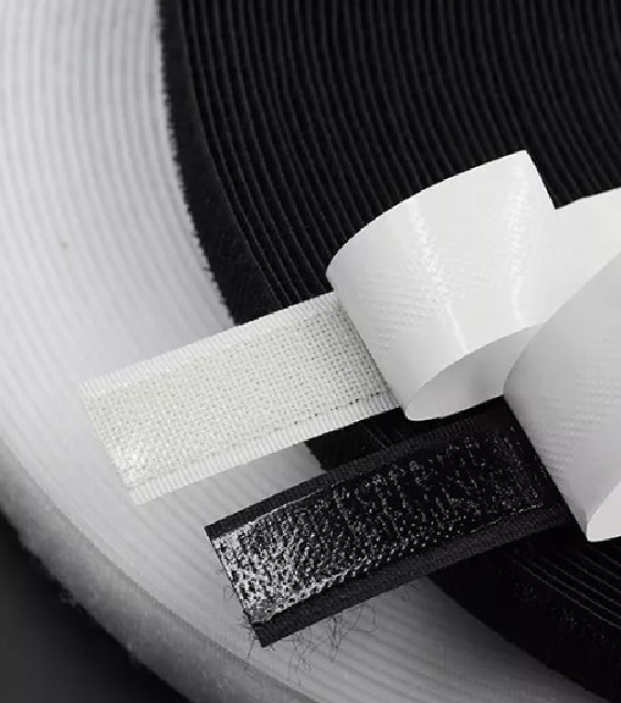 Velcro 2,5 CM - Adesivado Preto e Branco
