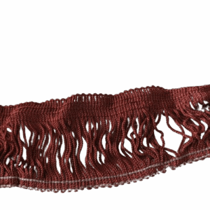 Franja Reta - Marrom