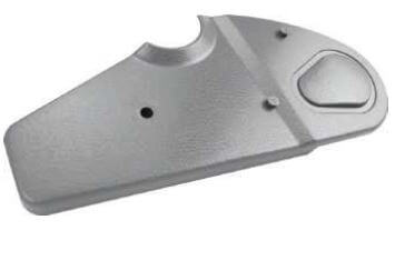 Capa do Banco Gol quadrado (fechada) preto LD e LE