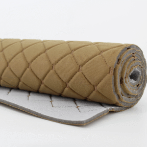 Veludo Inca Diamante - Caramelo com Bege