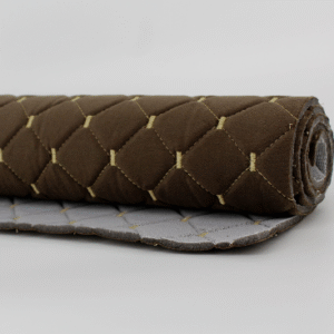 Veludo Diamante - Chocolate com Bege