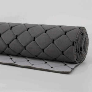 Veludo Diamante - Grafite com Preto