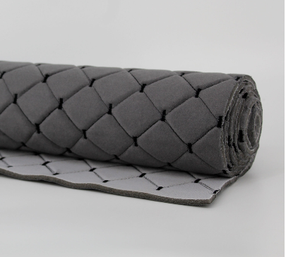 Veludo Diamante - Grafite com Preto