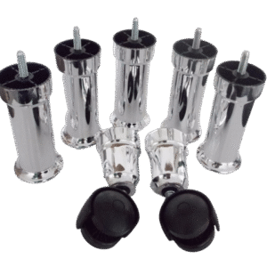 Kit Pé Box PVC - Cromado e Tabaco