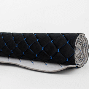 Veludo Diamante - Preto com Azul